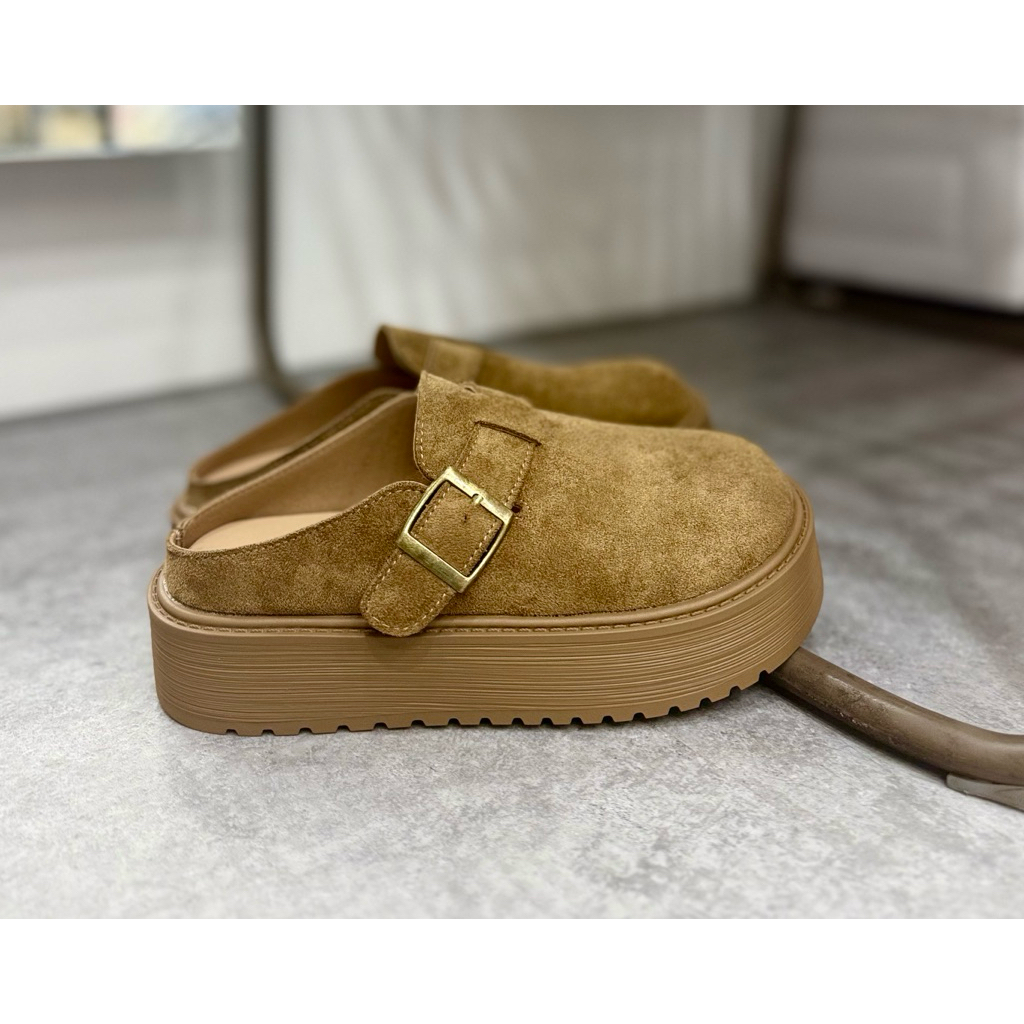 Slip On Coco Onal Suede Korea 4cm UNISEX [READY STOCK]