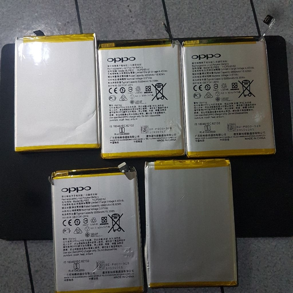 Batrei Oppo Realm C17 / 7i  / BLP803 Kondisi  Second Seperti Baru Bergaransi