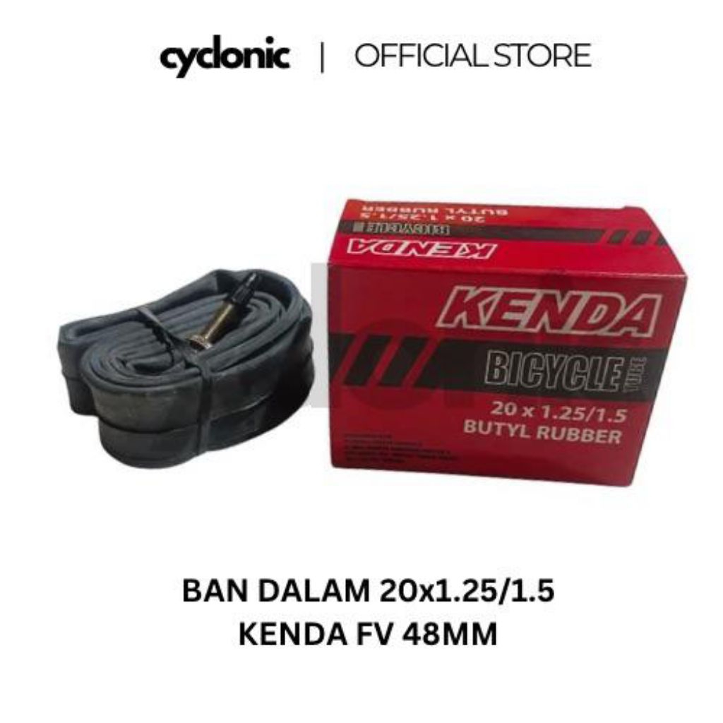 Ban Dalam Sepeda 20 x 1.25/1.50 Kenda Fresta FV 48mm