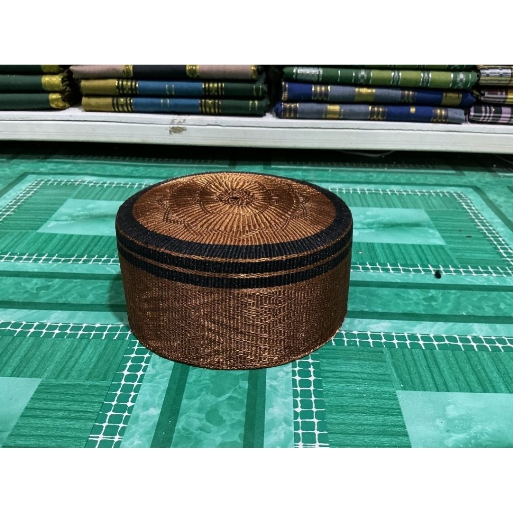 Topi Bone / Songkok Recca / Songkok Pamiring Tembaga Model Matahari