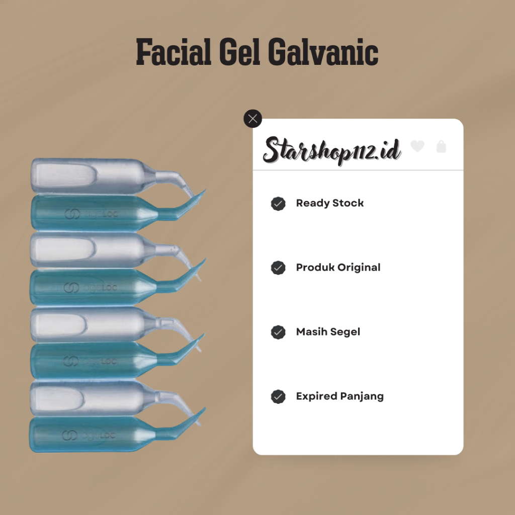 Serum Galva Curah Facial Gels Sepasang Exp 2027