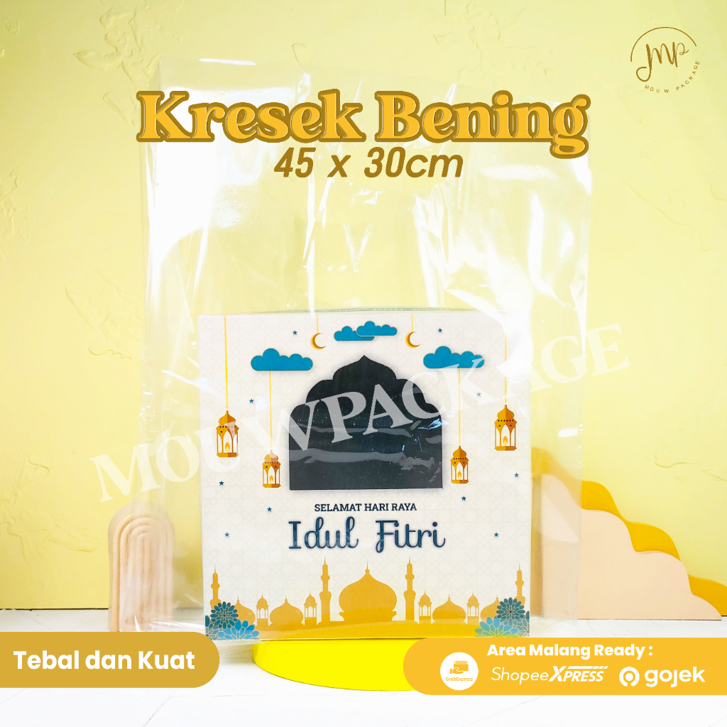 KRESEK PE 45 MICRON / KRESEK BENING TEBAL / KANTONG PLASTIK TEBAL / KANTONG BENING PREMIUM