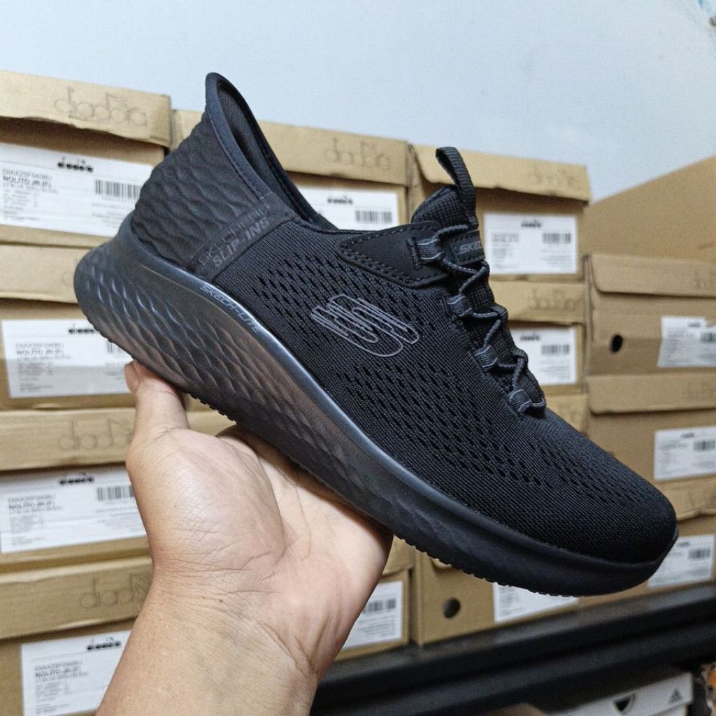 Sepatu Skechers Lite Pro True Story Black Original Resmi Sport Station