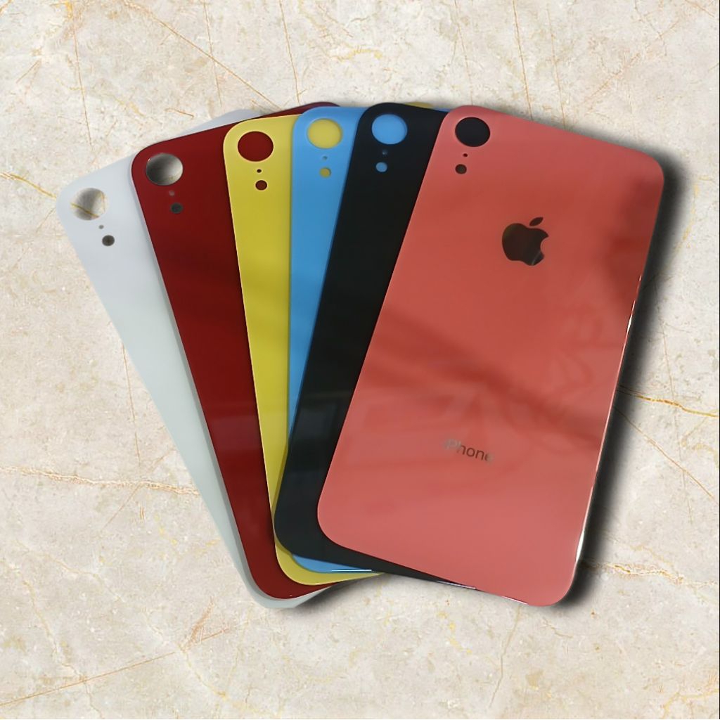 Backdoor Back Glass Cover Casing Tutup Belakang Iphone XR Bahan Kaca New
