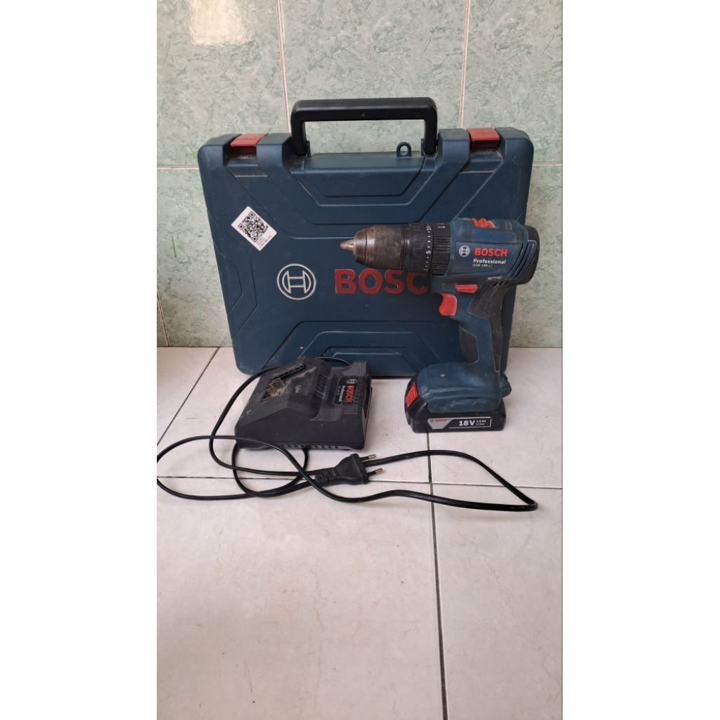 Bor Baterai Bosch GSB 180 Li Bekas Pakai