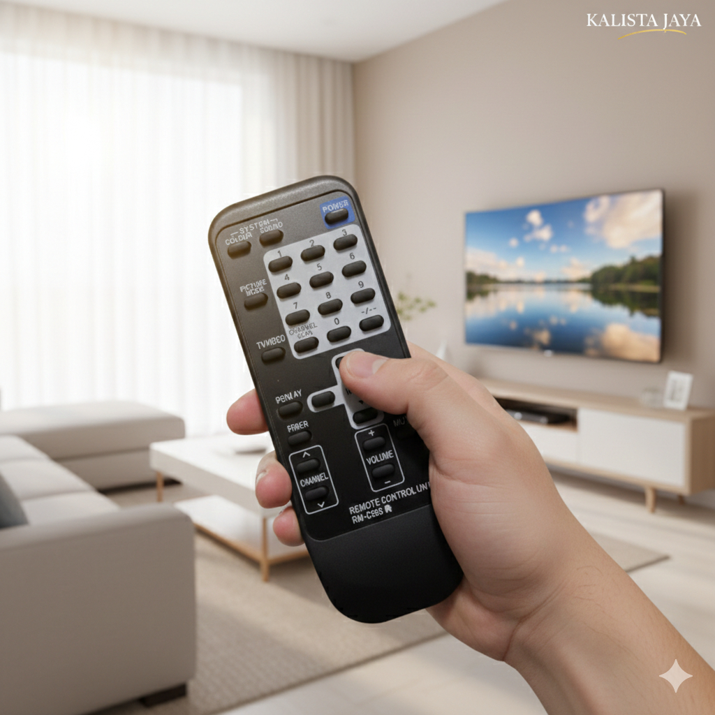 REMOTE REMOT TV JVC TABUNG HITAM