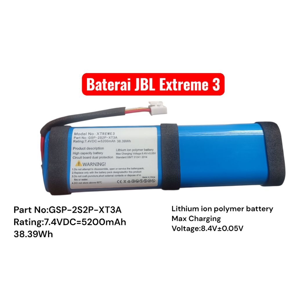 Baterai JBL Extreme 3 Original 5200Mah