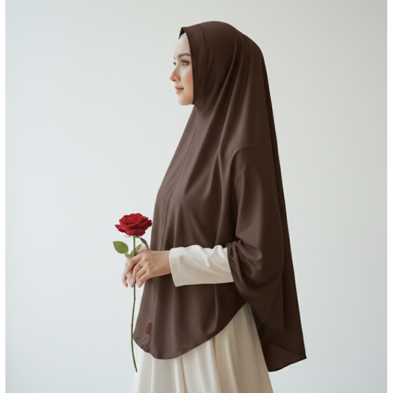 Khimar Syari Non Pad Hijab Jilbab Bergo jilbab instan murah jumbo syari XXL Terbaru 2025