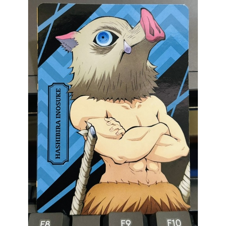 [ORI] Hashibira Inosuke (Miscut) Photo Card FamilyMart x Demon Slayer Official Kartu Koleksi