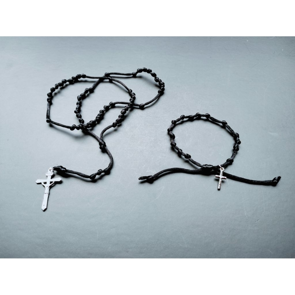 SG2 PAKET SET SKAPULIR + GELANG SALIB ROHANI KATOLIK KRISTEN