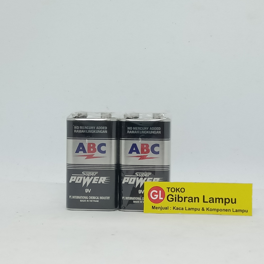 Baterai 9 Volt Kotak - Batrei ABC Power - Battery Goldmen