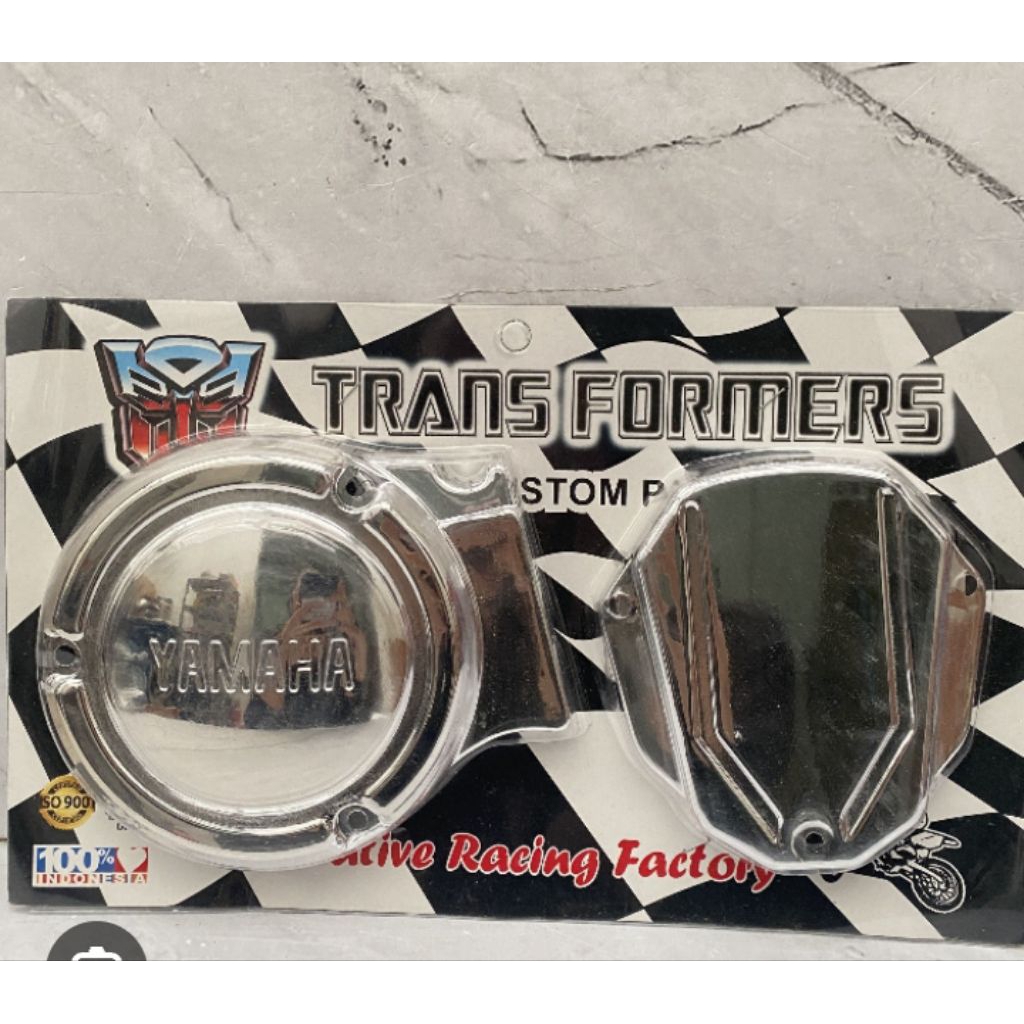 COVER TUTUP BAK MAGNET KOPLING RX KING CHROME TULISAN YAMAHA