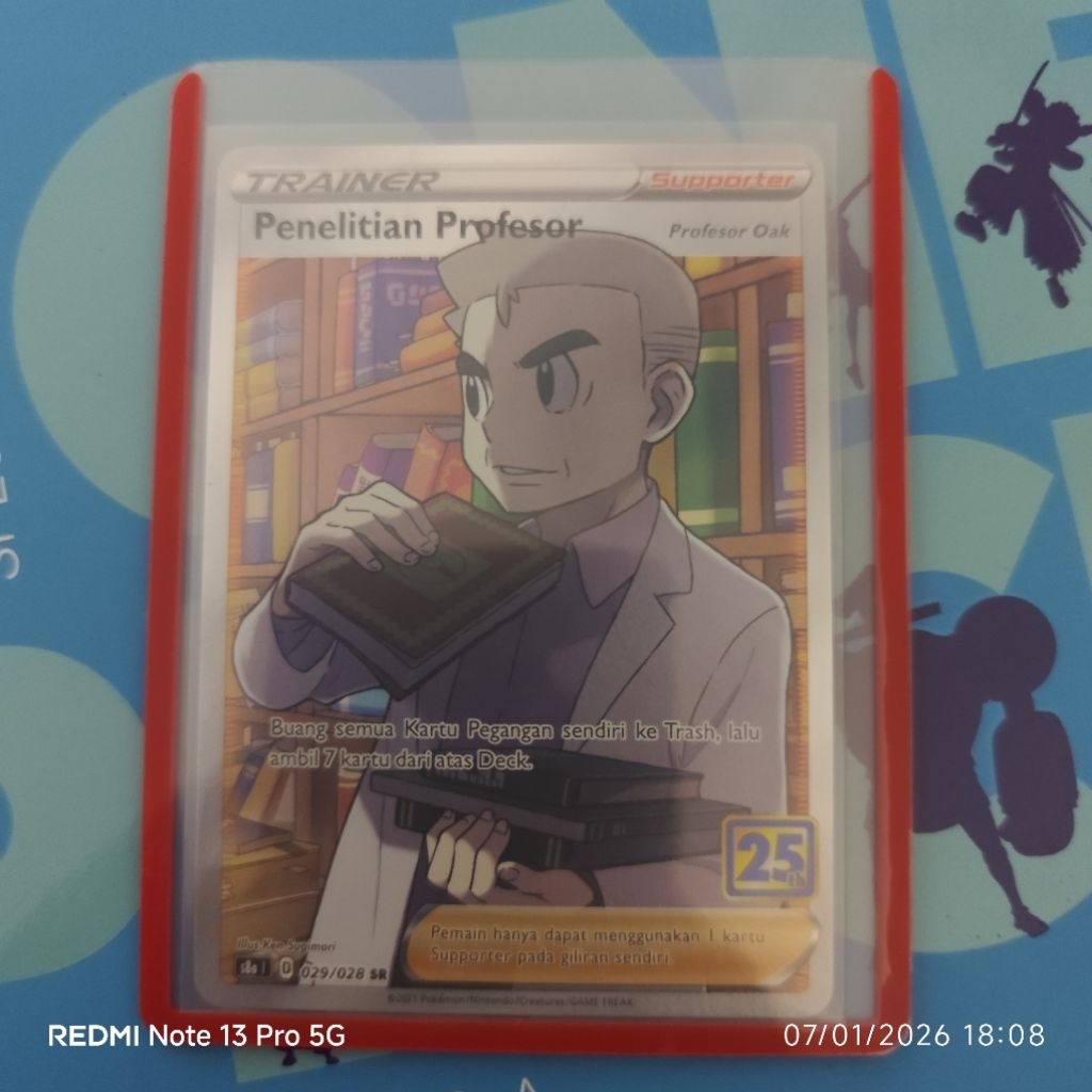 pokemon penelitian profesor sr tcg original
