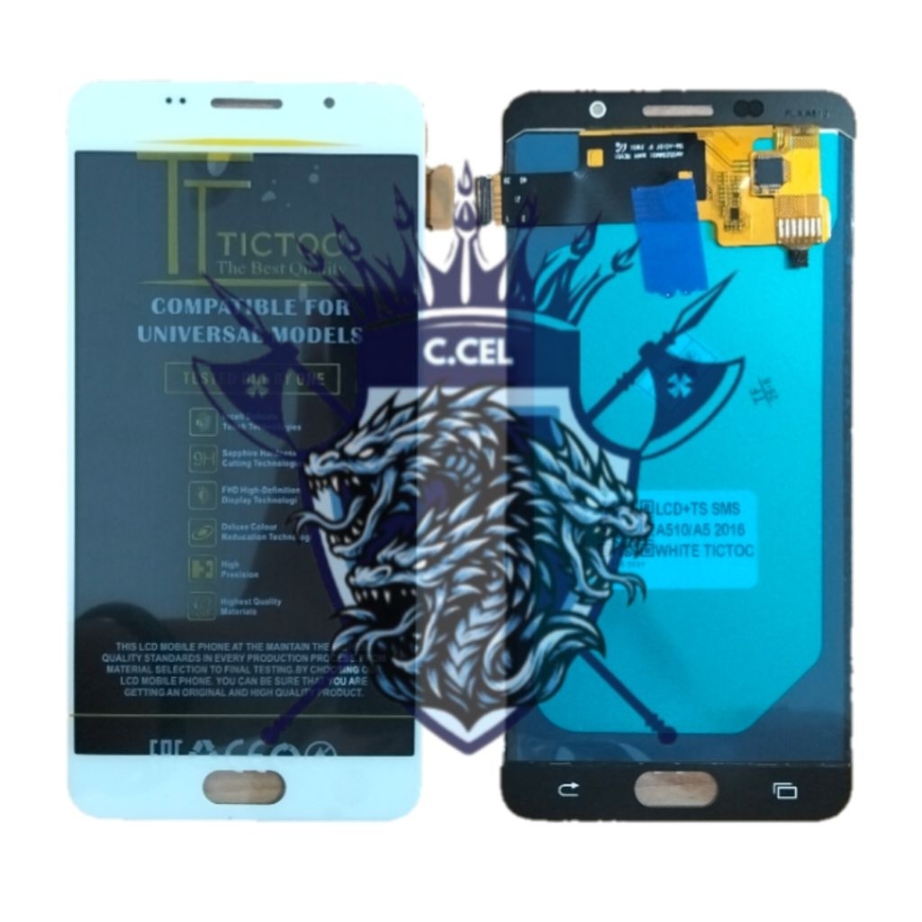C CELL LCD SAMSUNG A510 / A5 2016 LCD TOUCHSCREEN CONTRAS / AAA