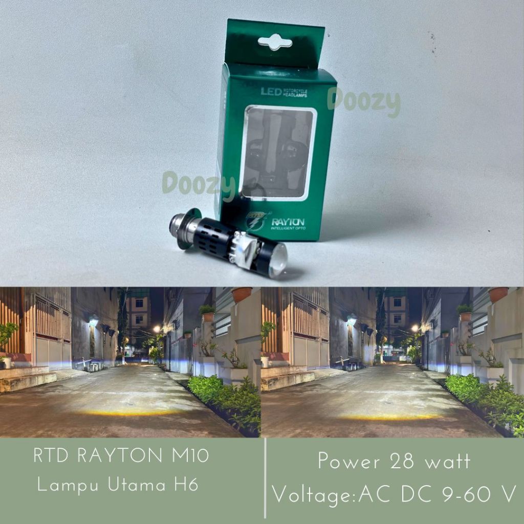 RTD RAYTON M10 - Lampu Utama  H6 LED