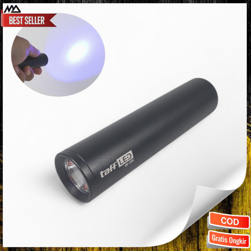Senter deteksi uang palsu / Senter LED Mini Ultraviolet UV Light USB Rechargeable 395nm