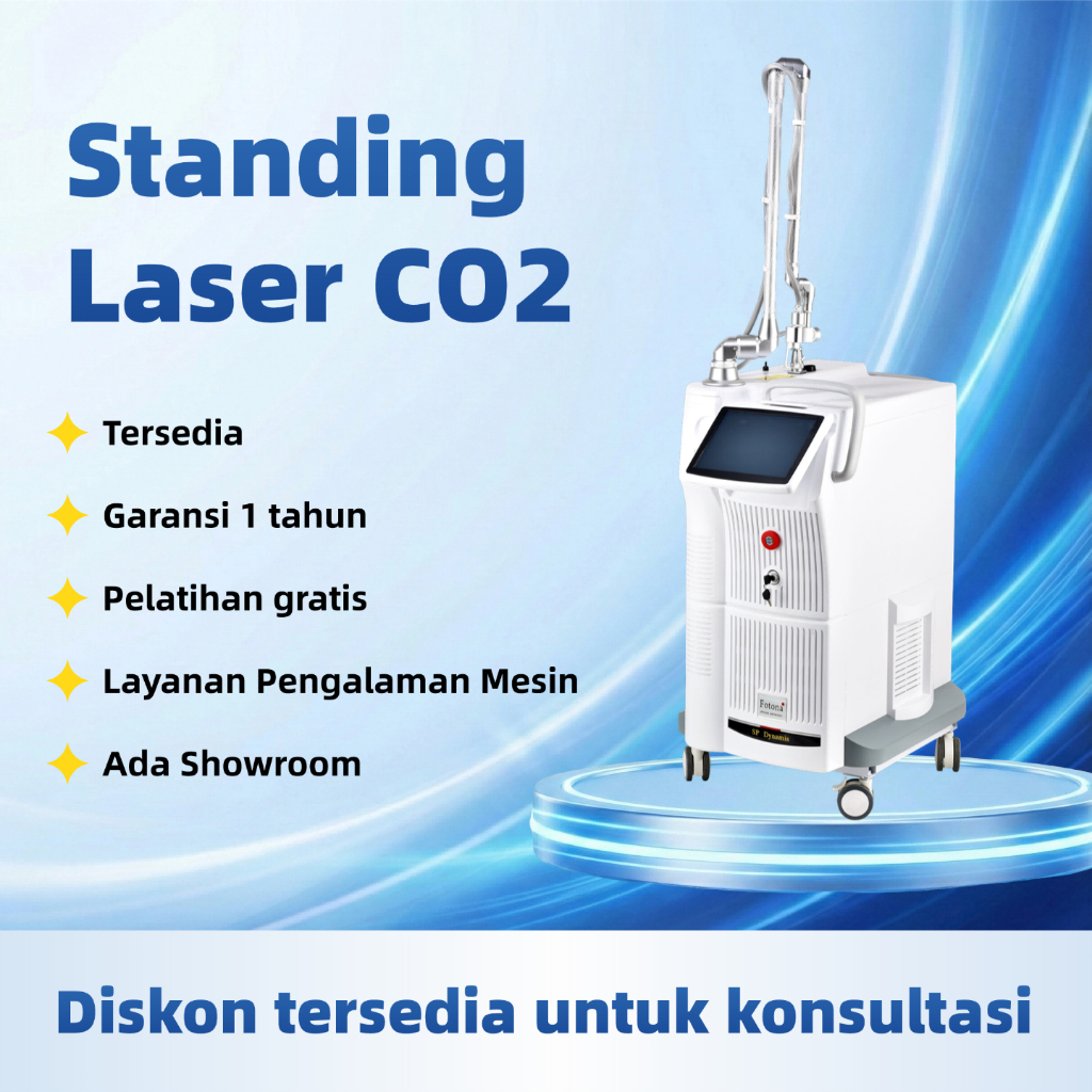 4D Laser CO2 Fractional Alat Penghilang Stretch Mark Bopeng Bekas Jerawat 4D Eurostar laser CO2 sist