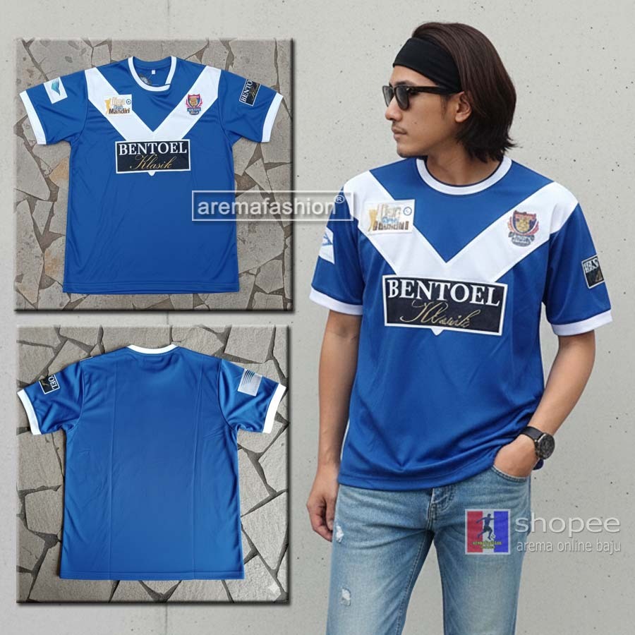 LOGO BORDIR KAOS JERSEY AREMA KLASIK / RETRO BENTOEL TAHUN 2003-2004 - arema online baju - kaos arem