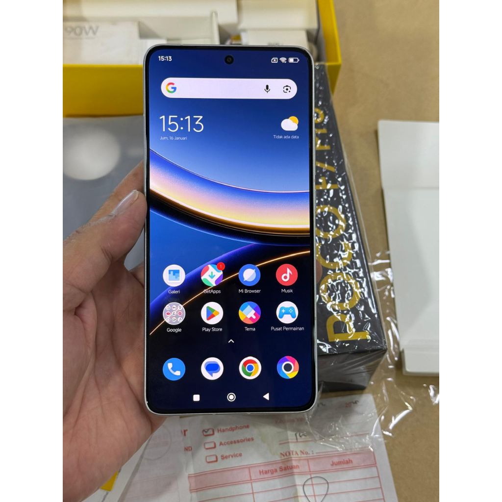 Xiaomi Poco F7 Pro 12/512GB 5G Snapdragon 8 Gen 3 Fullset Mulus Garansi Resmi Istimewa