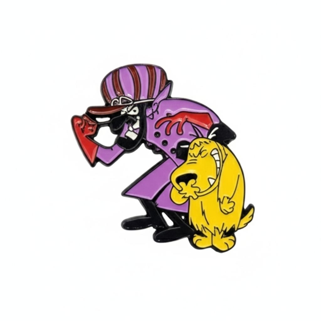 ENAMEL PIN WACKY RACES Dastardly and Muttley