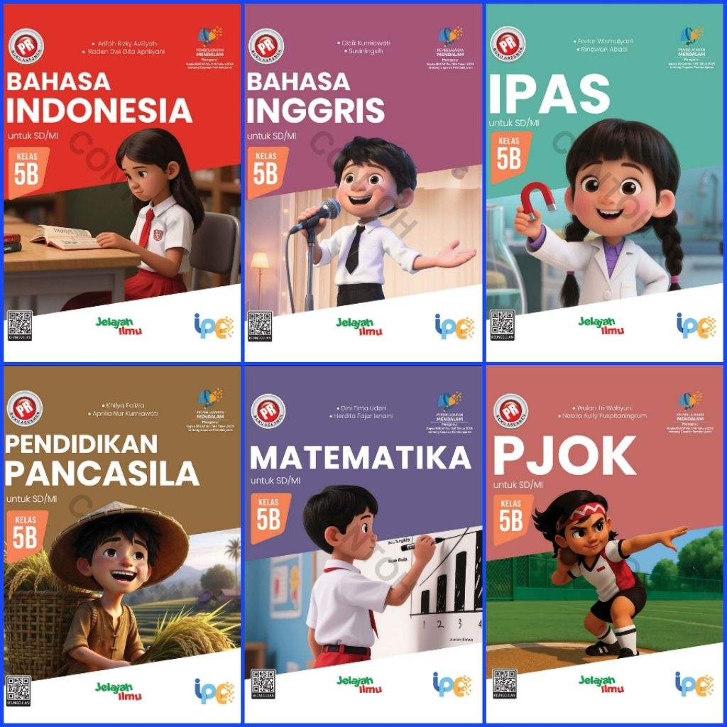 BUKU PR/LKS KURMER SD/MI KELAS 1 2 3 4 5 6 SEMESTER 2 KURIKULUM PEMBELAJARAN MENDALAM DEEP LEARNING 