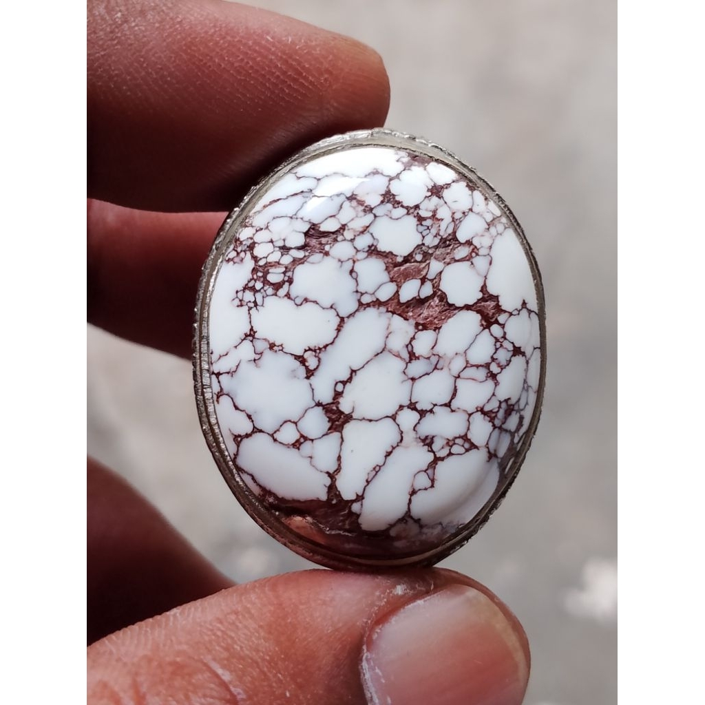 Batu Akik Pirus Putih ( Magnesit )