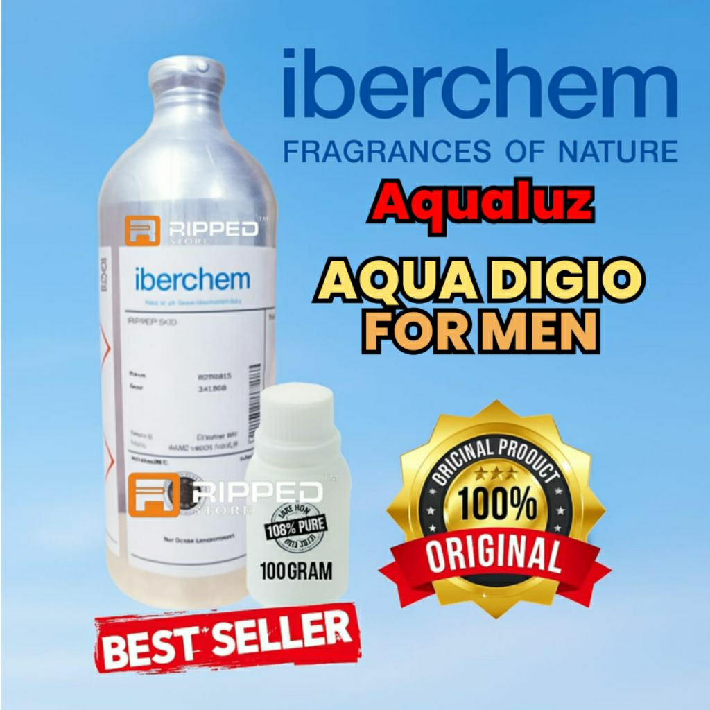 100ml Bibit Parfum Murni Aqualuz Inspered Aqua Digio For Men By Original Iberchem