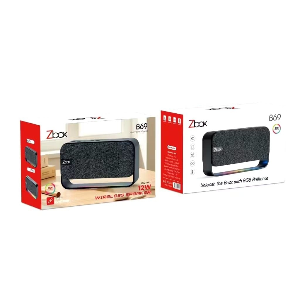 Zbox speaker B69 RGB LED 12W & Zbox Spk Bluetooth M8