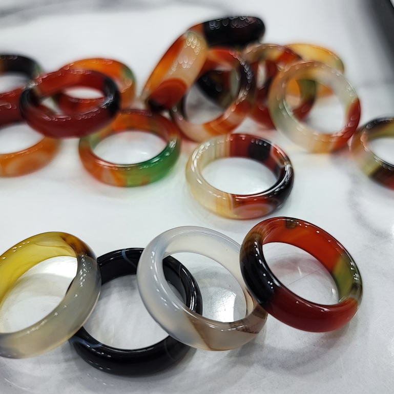 Cincin Terapi Pria Wanita Batu Giok - Cincin Giok Kesehatan Unisex Giok Original