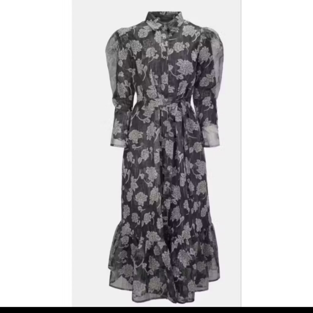 New dress Benang jarum festive finesse puffy x Raisa blush n black