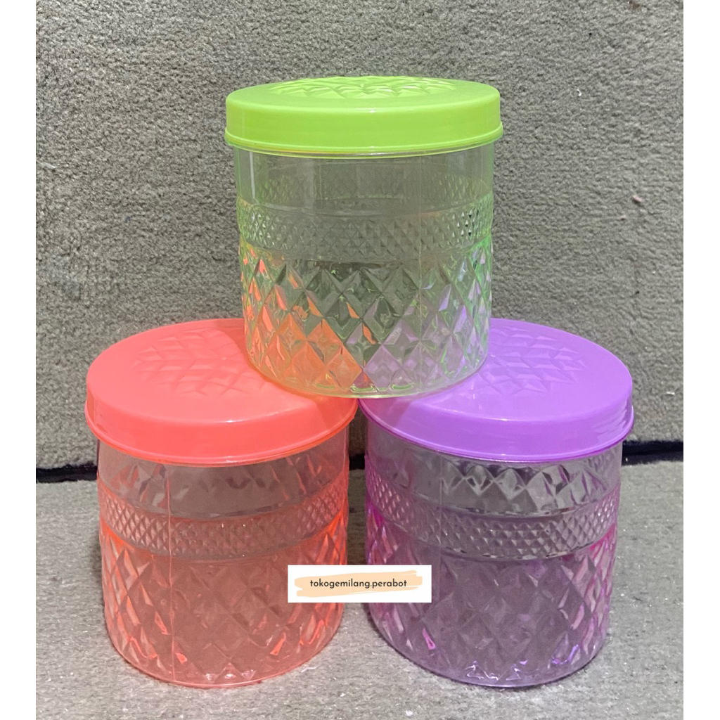 Toples Melamin / Toples Lebaran / Toples Bulat / Toples Ulir