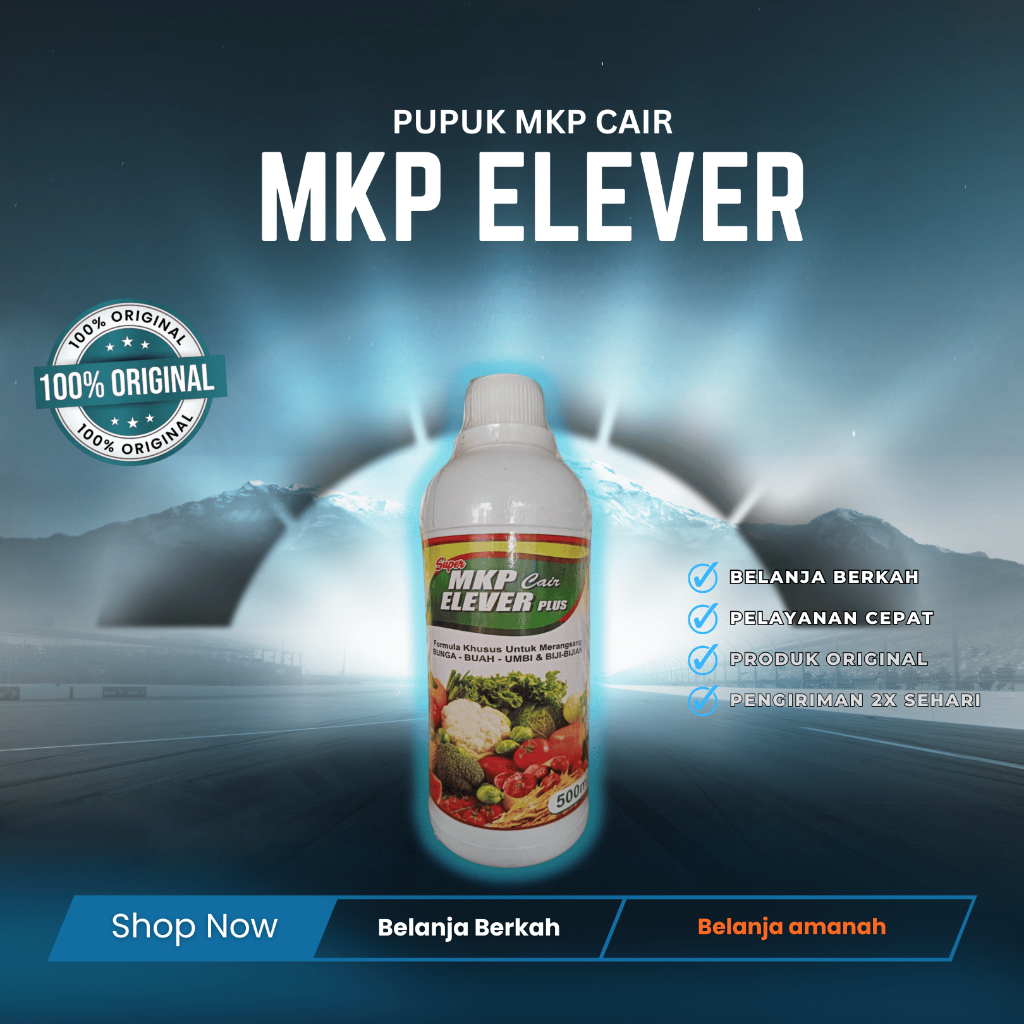 Pupuk MKP Elever pupuk makro dan mikro cair 500 ml untuk merangsang pembungaan pad tanaman