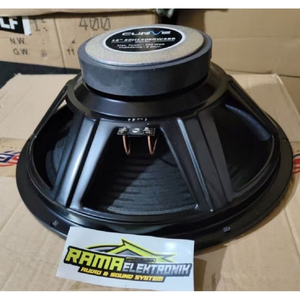 Spiker Curve 12inch 25H100SUWPP Wofer 12Inch Cur Ve10Inch