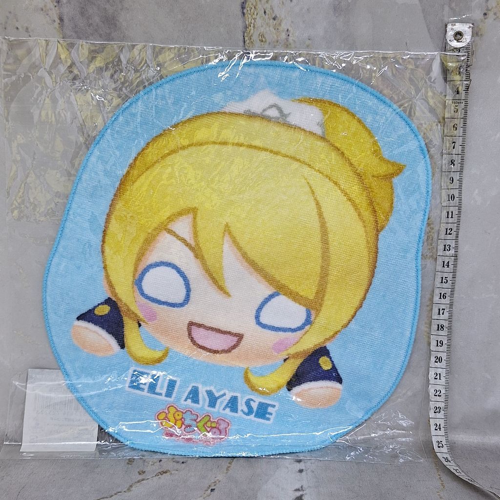 Eli Ayase Love Live School Idol Project Hand Towel Handuk Tangan Die Cut Puchiguru Petit Guru Thanks