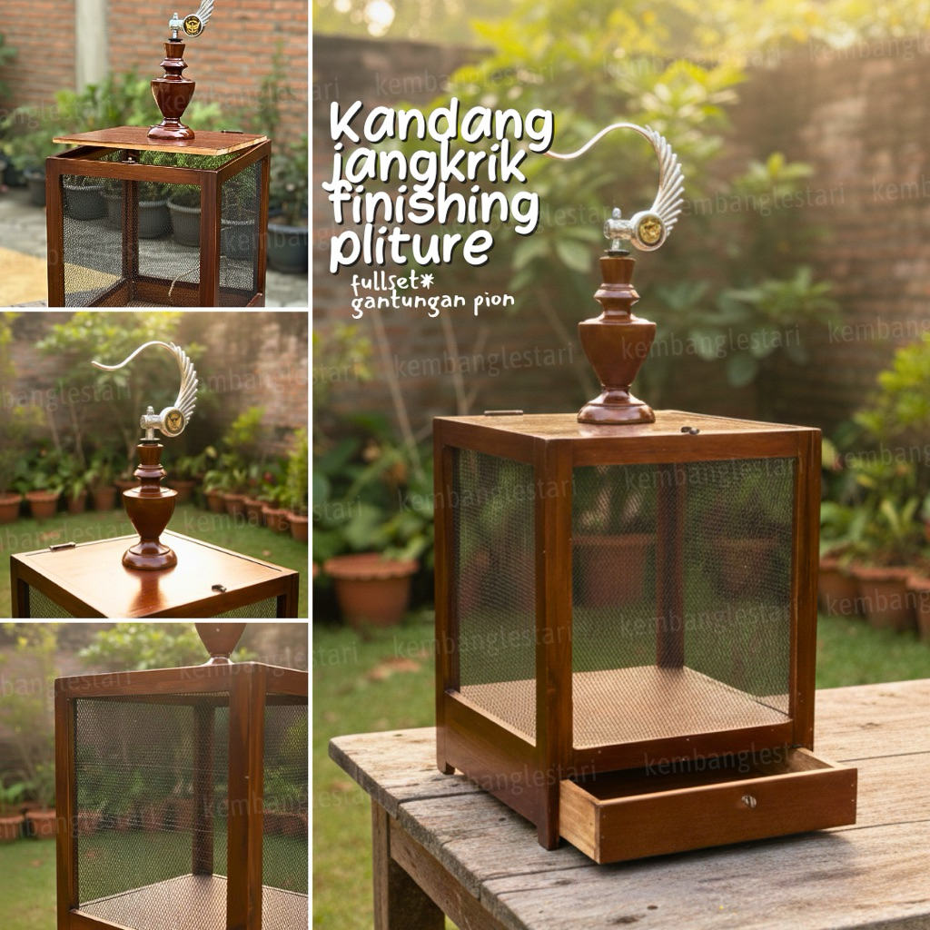 KANDANG JANGKRIK TEMPAT JANGKRIK ULAT KAYU JATI PLITUR