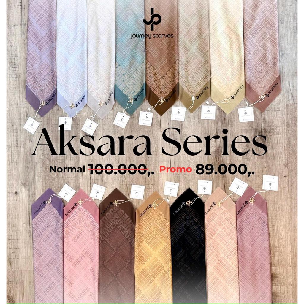 JILBAB SEGIEMPAT MOTIF AKSARA SERIES BY JOURNEY SCARVES/ KERUDUNG MOTIF ORI JOURNEY JP
