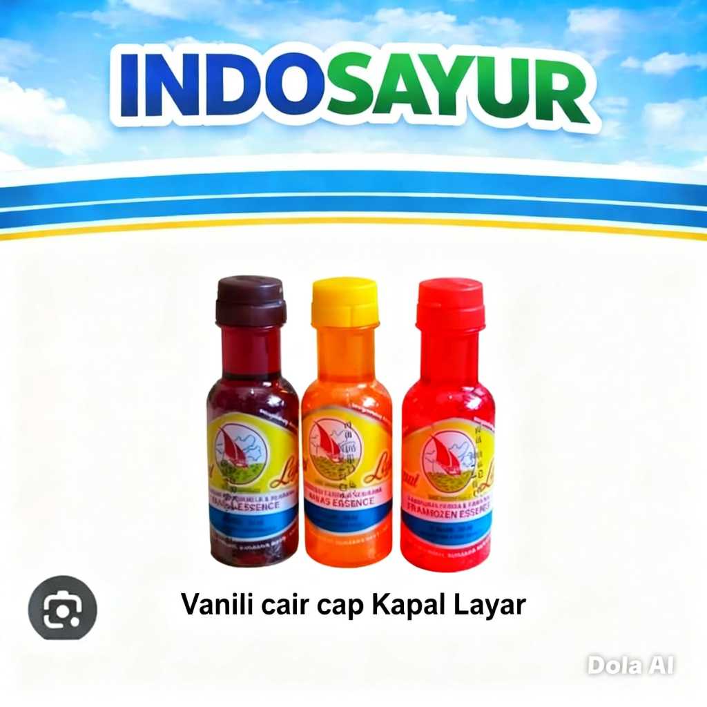 Vanili cair cap kapal layar 50 ml