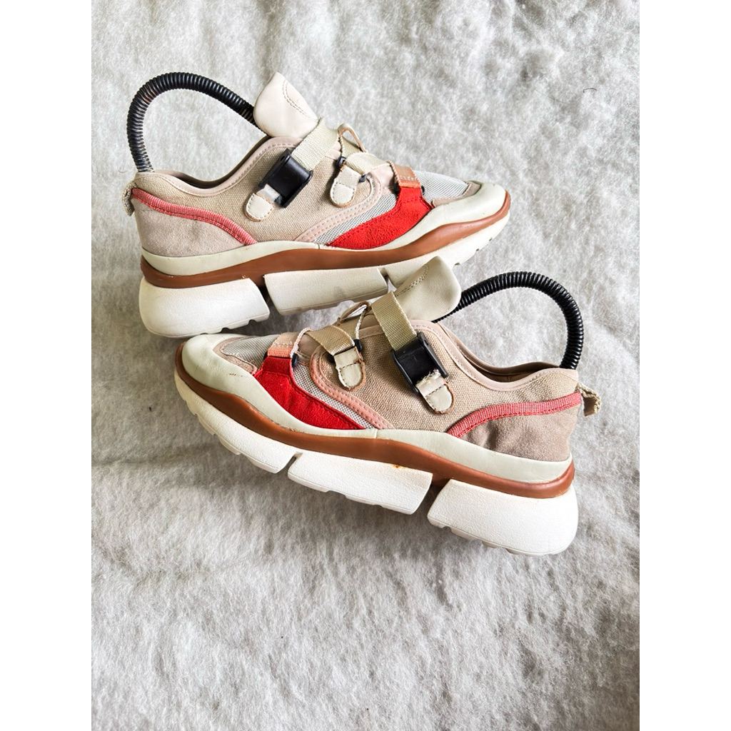 sepatu chloe sneakers size 37/24cm made in italy original