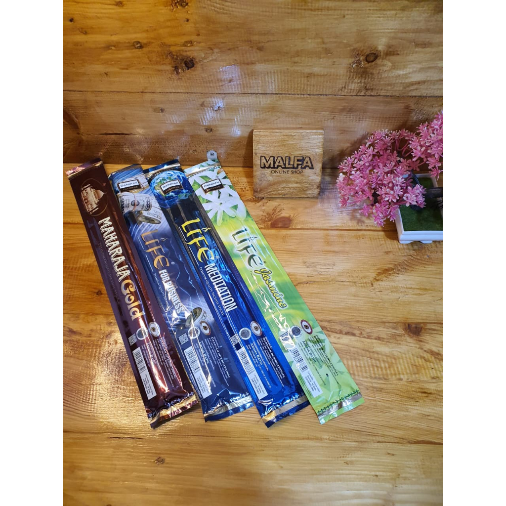 Dupa Darhsan Life Dupa Wangi Aroma Terapi Tahan Lama Merk Darshan Isi 18 Stik