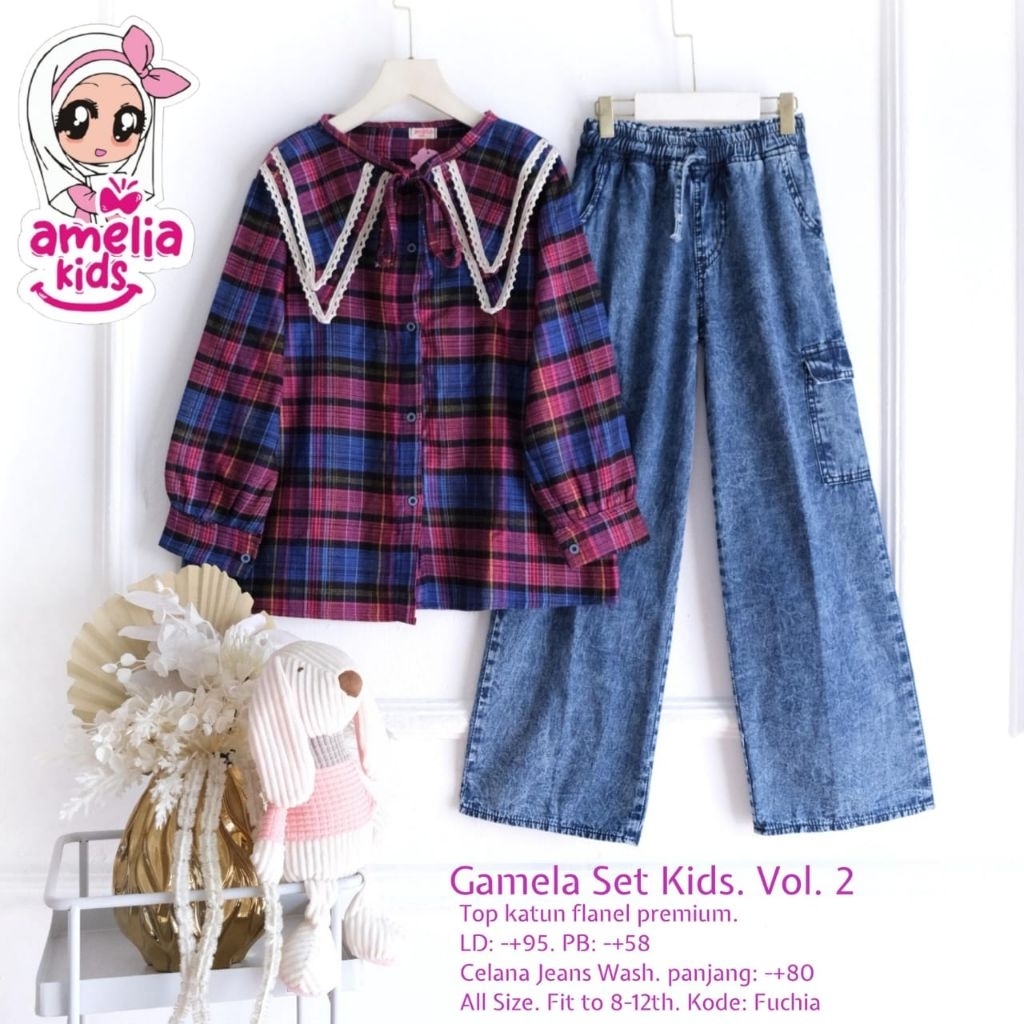 gamela set kids original by amelia kids