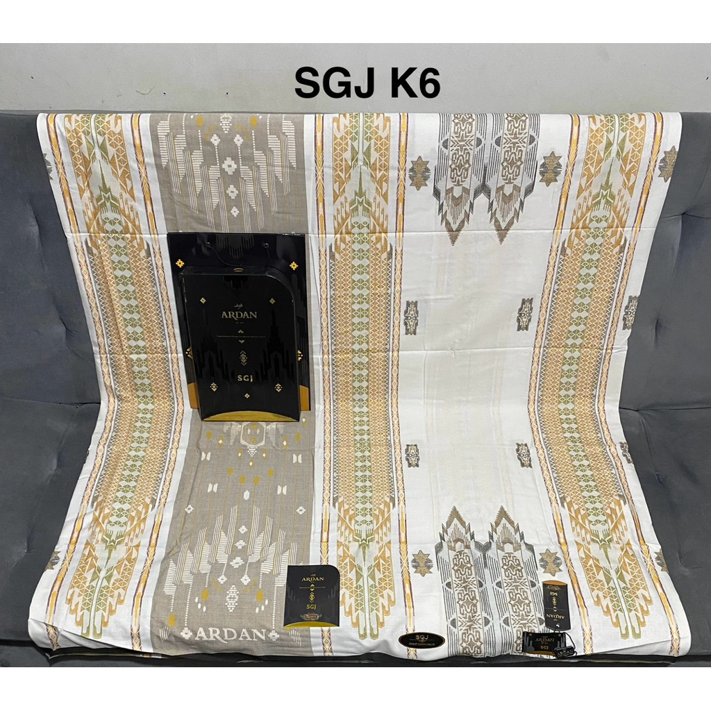 Sarung ARDAN SGJ Gold Songket Gunung Jacquard