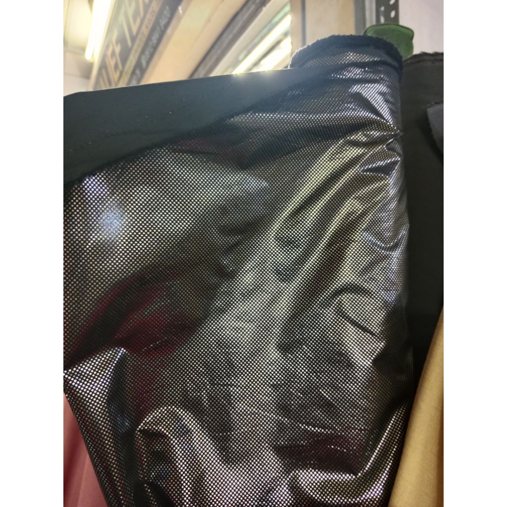 bahan kain latex garment Korea kain latex kilat