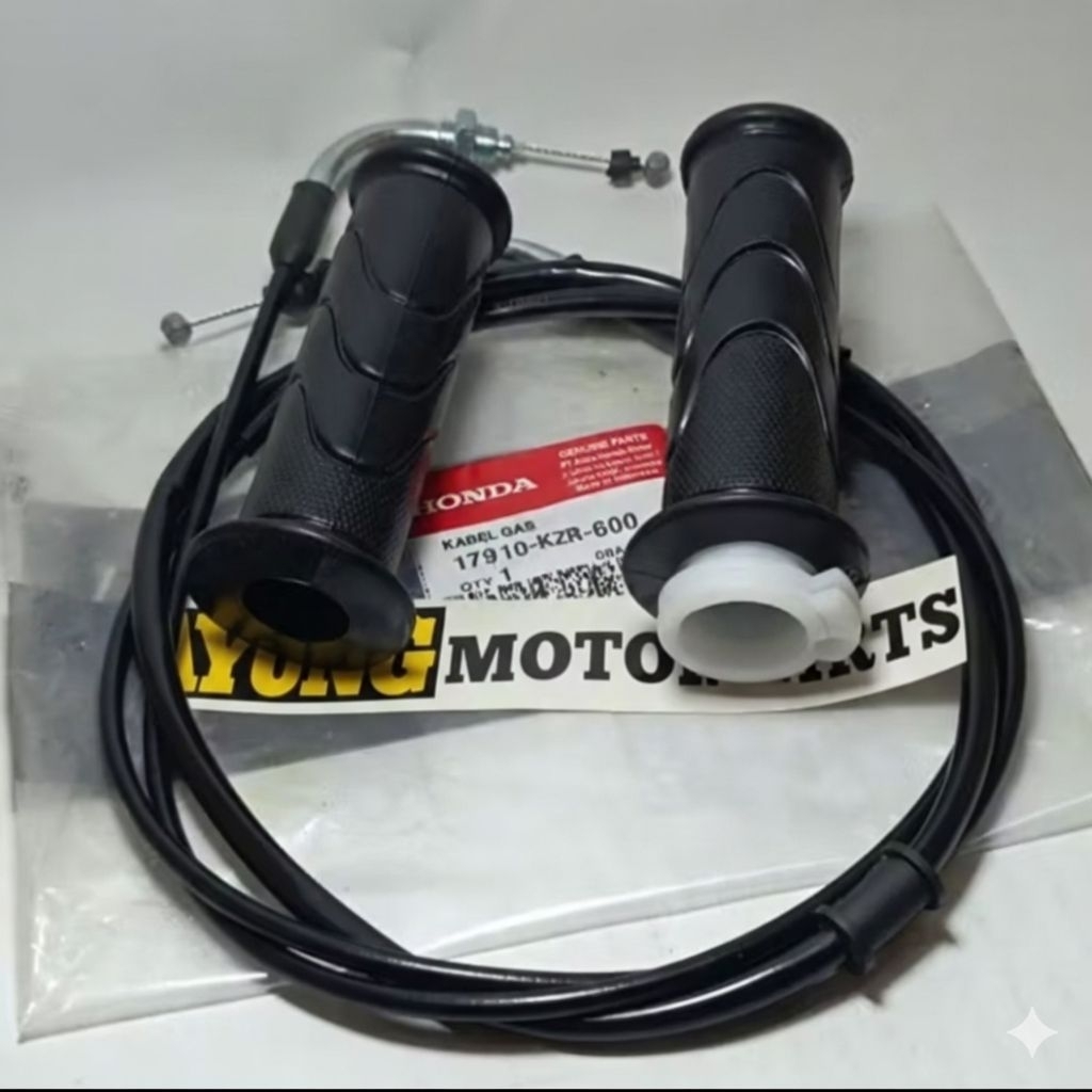 HANDGRIP + KABEL GAS VARIO KZR 125 OLD LAMA