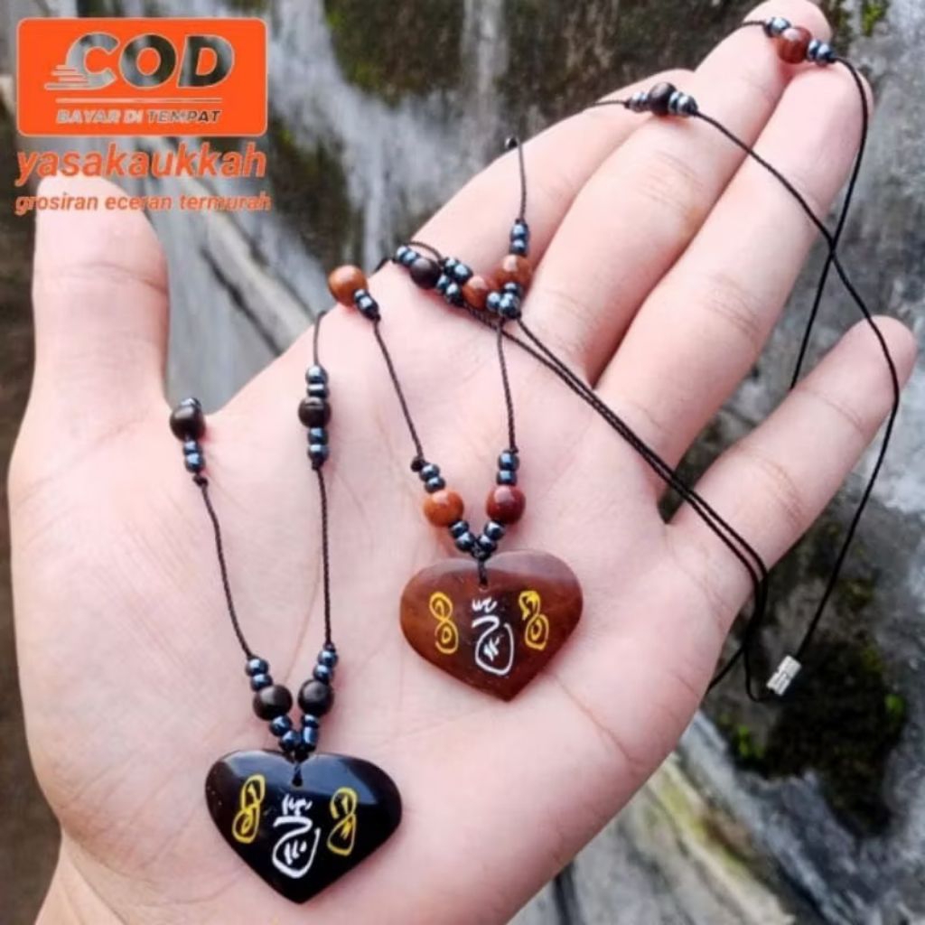 kalung koka/kaoka/kaukah/MANIK motif Love Wapak