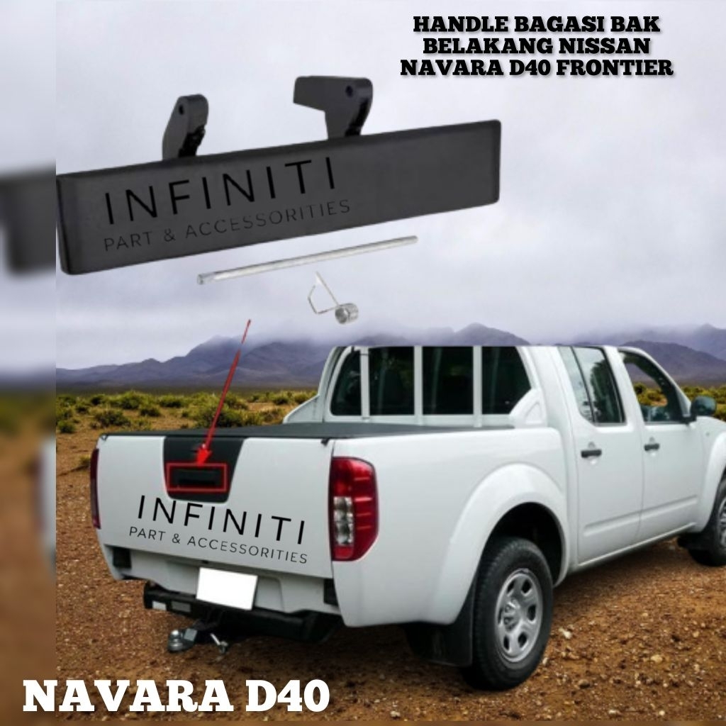 HANDLE HANDEL BAGASI BAK BELAKANG NISSAN NAVARA D40 FRONTIER