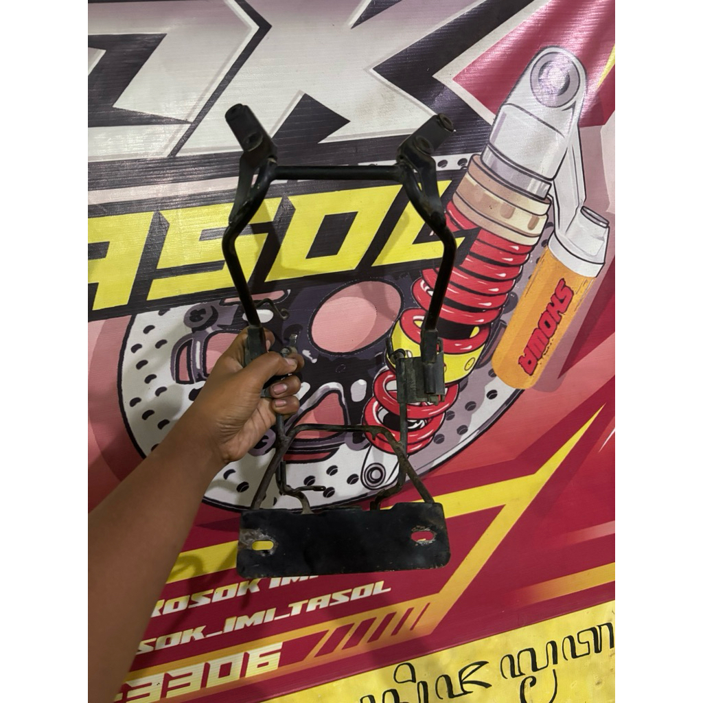 breket pangkon lampu depan tiger barong kecil original cepotan