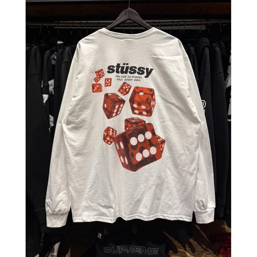 New Tshirt longslave stussy lengan panjang pria kaos stussy pria unisex full tag