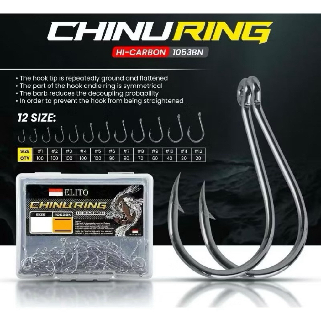 Kail Box Elito Chinu Ring 1053 Isi Banyak Hi Carbon