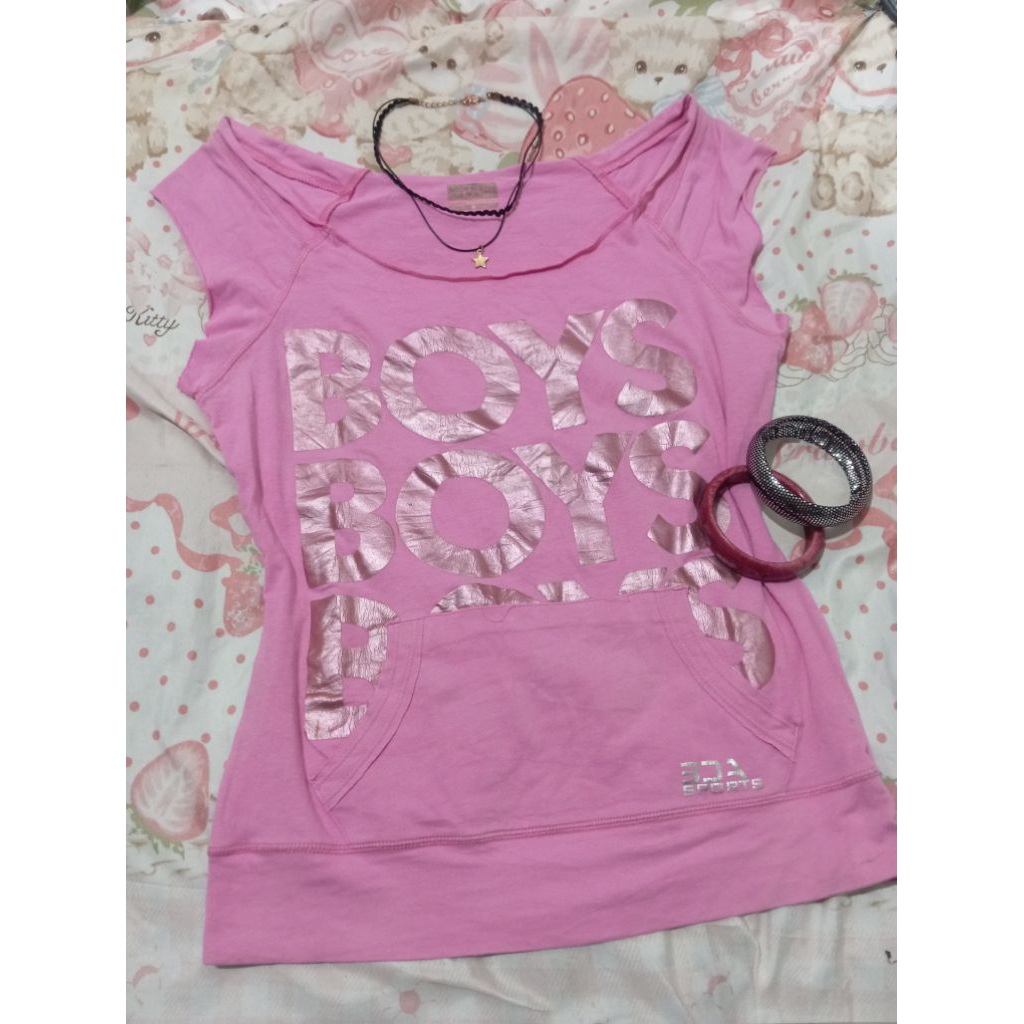 Y2k top / mean girl top / 2000s top / PNK / Juicy