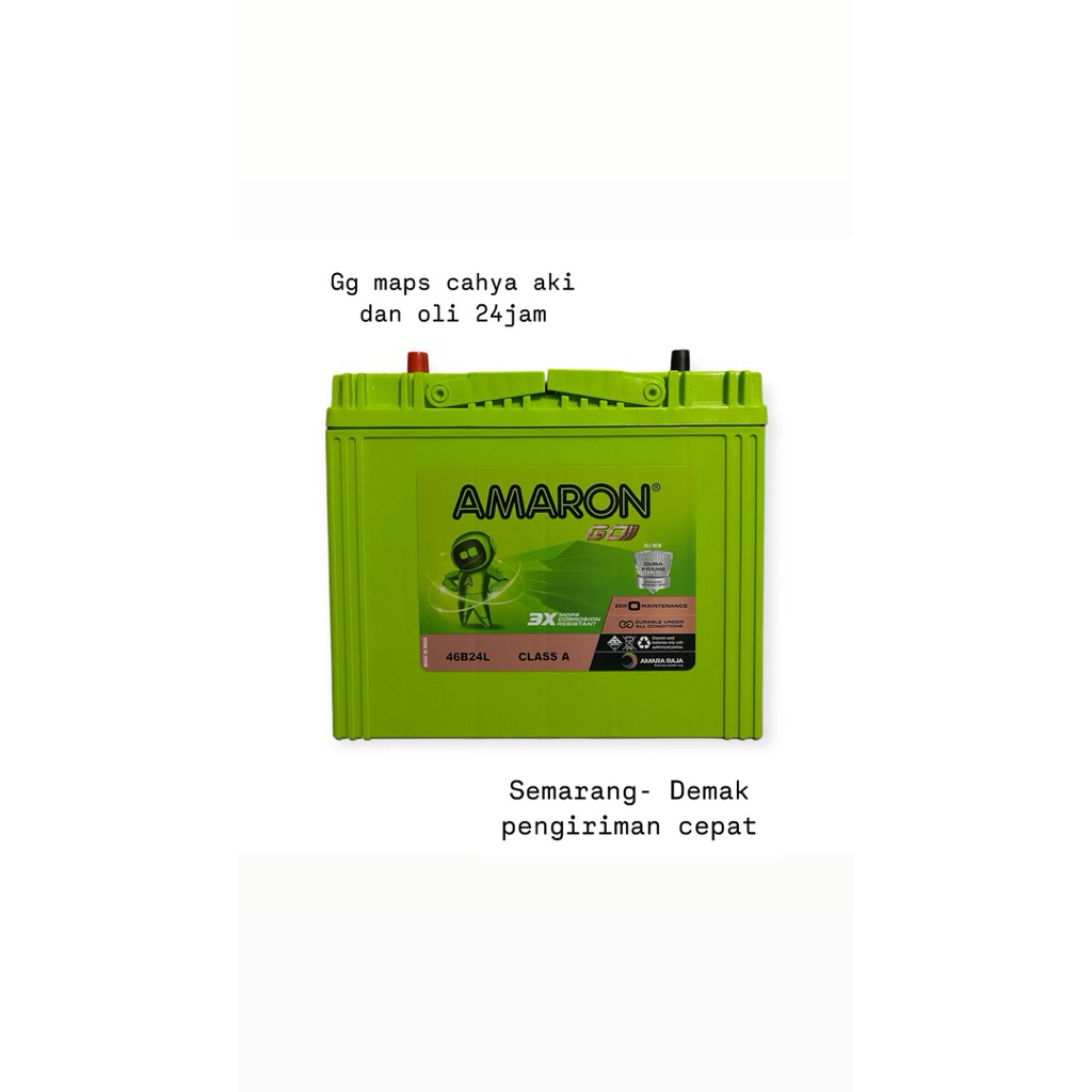 Amaron NS60L/46B24L 45Ah. Aki mobil avanza xenia yaris vios soluna corolla rush jazz city mobilio br